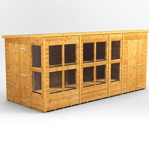 Power 14x6 Pent Potting Shed Combi