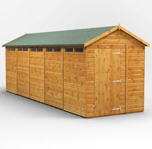 Power 20x6 Apex Security Shed