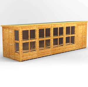 Power 20x6 Pent Potting Shed Combi