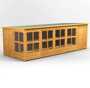 Power 20x8 Pent Potting Shed Combi