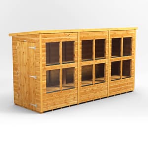 Power 12x4 Pent Potting Shed 