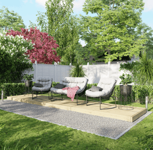Power 4x18 Wooden Decking Kit