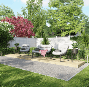 Power 4x20 Wooden Decking Kit