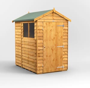 4ft Wide Overlap Apex Sheds