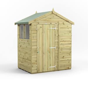 Power 4x6 Premium Apex Wooden Shed
