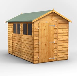 Power 10x6 Overlap Apex Wooden Shed