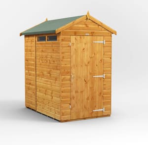 Power 6x4 Apex Security Shed