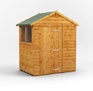 Power 4x6 Shiplap Apex Wooden Shed