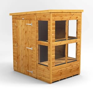 Power 4x6 Pent Potting Shed 