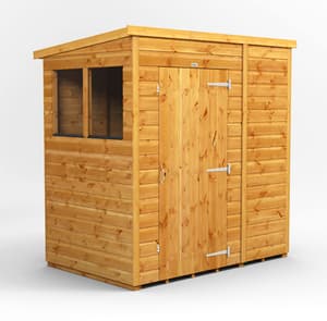 Power 6x4 Shiplap Pent Wooden Shed