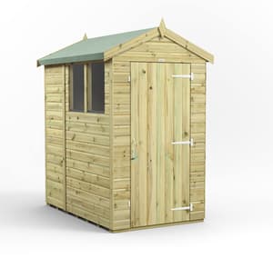 4ft Wide Premium Apex Wooden Sheds