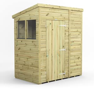 4ft Wide Premium Pent Sheds