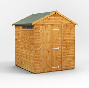 Power 6x6 Apex Security Shed