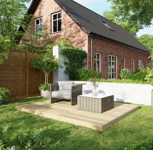 Power 8x10 Wooden Decking Kit