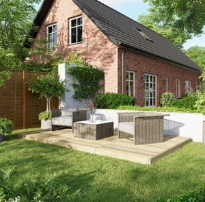 Power 8x14 Wooden Decking Kit