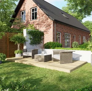 Power 8x16 Wooden Decking Kit