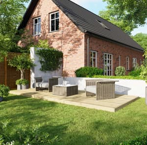 Power 8x18 Wooden Decking Kit