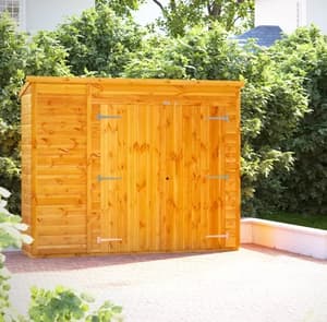 Power 8x2 Pent Storage Shed