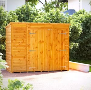 Power 8x4 Pent Storage Shed