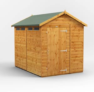 6ft Wide Apex Security Sheds
