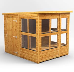 Power 6x8 Pent Potting Shed 