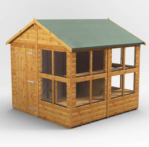 8ft Wide Apex Potting Sheds