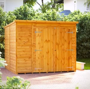 Power 8x8 Pent Storage Shed