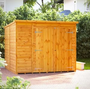 Power 8x8 Pent Storage Shed