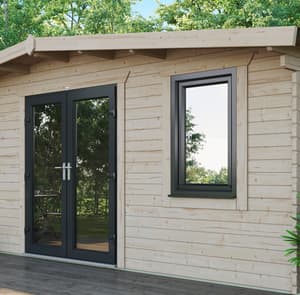 Power 16x20 Chalet Log Cabin 44mm