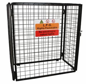 Bulldog Gas Bottle Storage Cage 3 Bottle