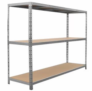 Bulldog 200cm x 60cm 3 Tier Galvanised Shelving