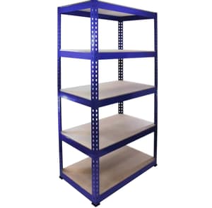 Bulldog 90cm x 50cm 5 Tier Shelving in Blue