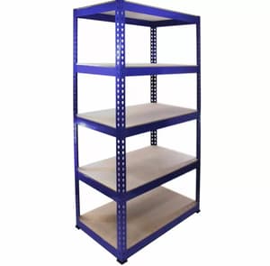 Bulldog 90cm x 50cm 5 Tier Shelving in Blue
