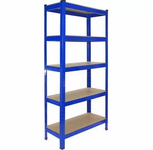 Bulldog 75cm x 30cm 5 Tier Shelving in Blue