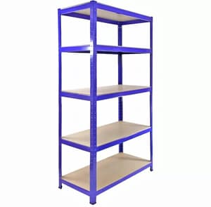 Bulldog 90cm x 45cm 5 Tier Shelving in Blue