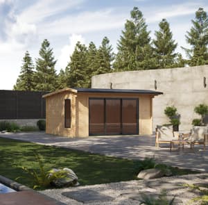 Power 20x16 Apex  Log Cabin 44mm