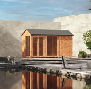 Power 12x4 Apex Summerhouse Combi