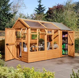 Rowlinson 6x12 Wooden Growhouse with Store