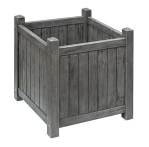1x1 Alderley Grey Square Planter