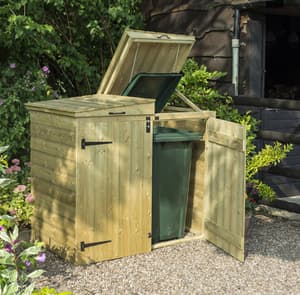 5x2 Apex Double Bin Store
