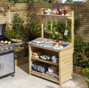 3x1 Barbeque Servery