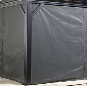 Curtains for Sojag Messina Gazebo 3m x 3.7m