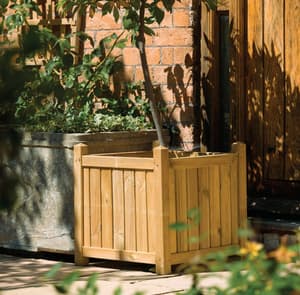 1x1 Marberry Square Planter Tub