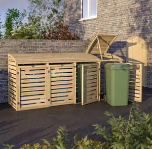 10x2 Quadruple Bin Store