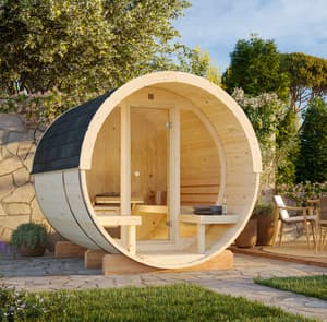 Palmako Anita 1.3 Glass Wall Home Sauna