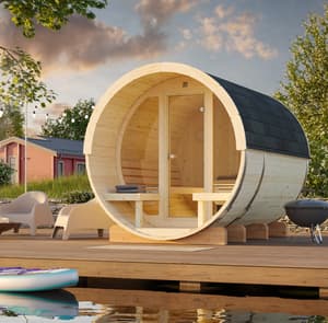 Palmako Anita 1.6 Glass Wall Home Sauna
