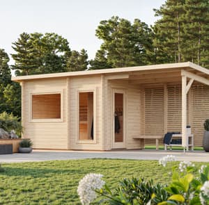 Palmako Sanna 6.8 Canopy Home Sauna