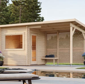Palmako Sanna 4.1 Canopy Home Sauna