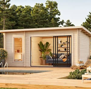 Palmako Sanna 12.8 Double Glazed Home Sauna