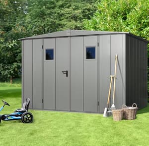 Hormann Berry 8x4 Apex Metal Garden Shed